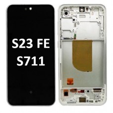 Samsung Galaxy SM-S711 (S23 FE 5G 2023) With Frame LCD Touch Screen (Original Service Pack) [White] GH82-32854B